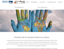 Tablet Screenshot of cultureaucoeur.com